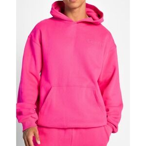 Comfrt Minimalist Hoodie Hot Pink  Fleece Pullover 3XL NEW (1)